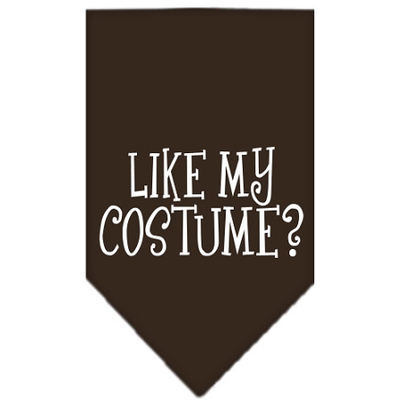 Like my costume? Screen Print Bandana Cocoa Large